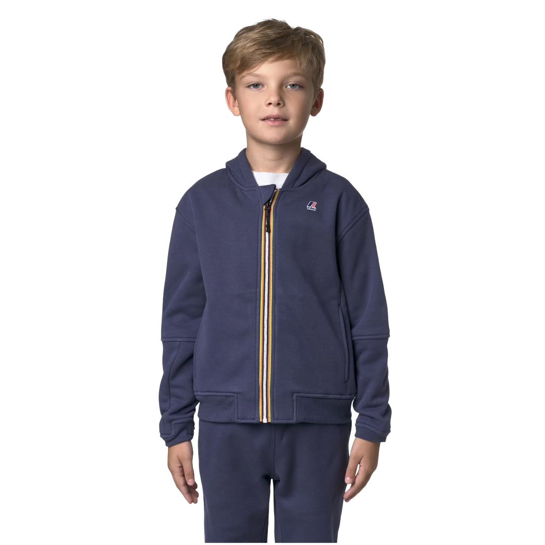 K-WAY KIDS FELPA CAPPUCCIO BIMBO