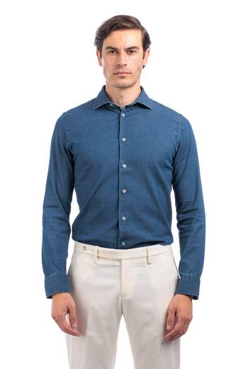 ALTEMFLOWER CAMICIA DENIM UOMO