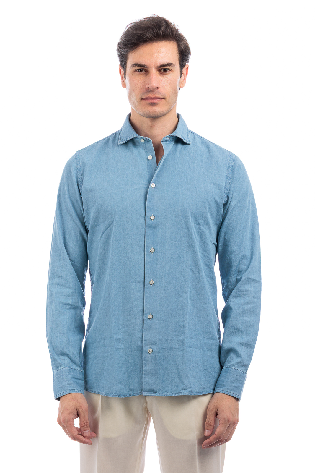 ALTEMFLOWER CAMICIA DENIM UOMO