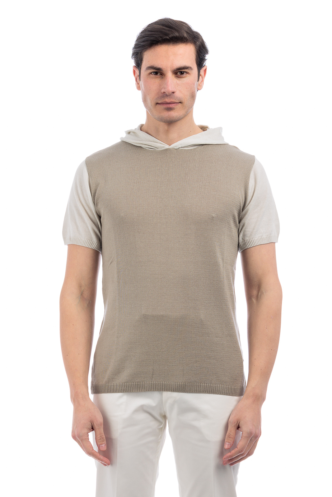 ROBERTO PEPE LUXURY MAGLIA CAPPUCCIO UOMO