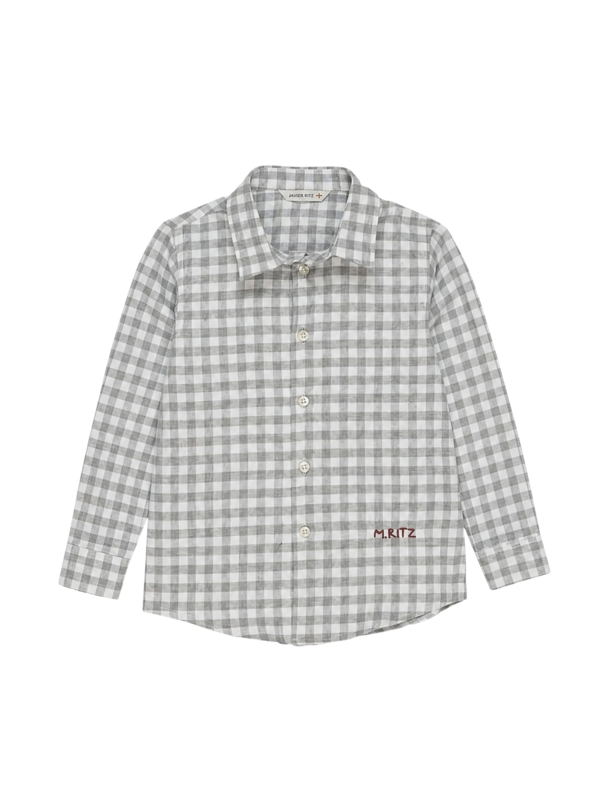 MANUEL RITZ KIDS CAMICIA QUADRO BIMBO