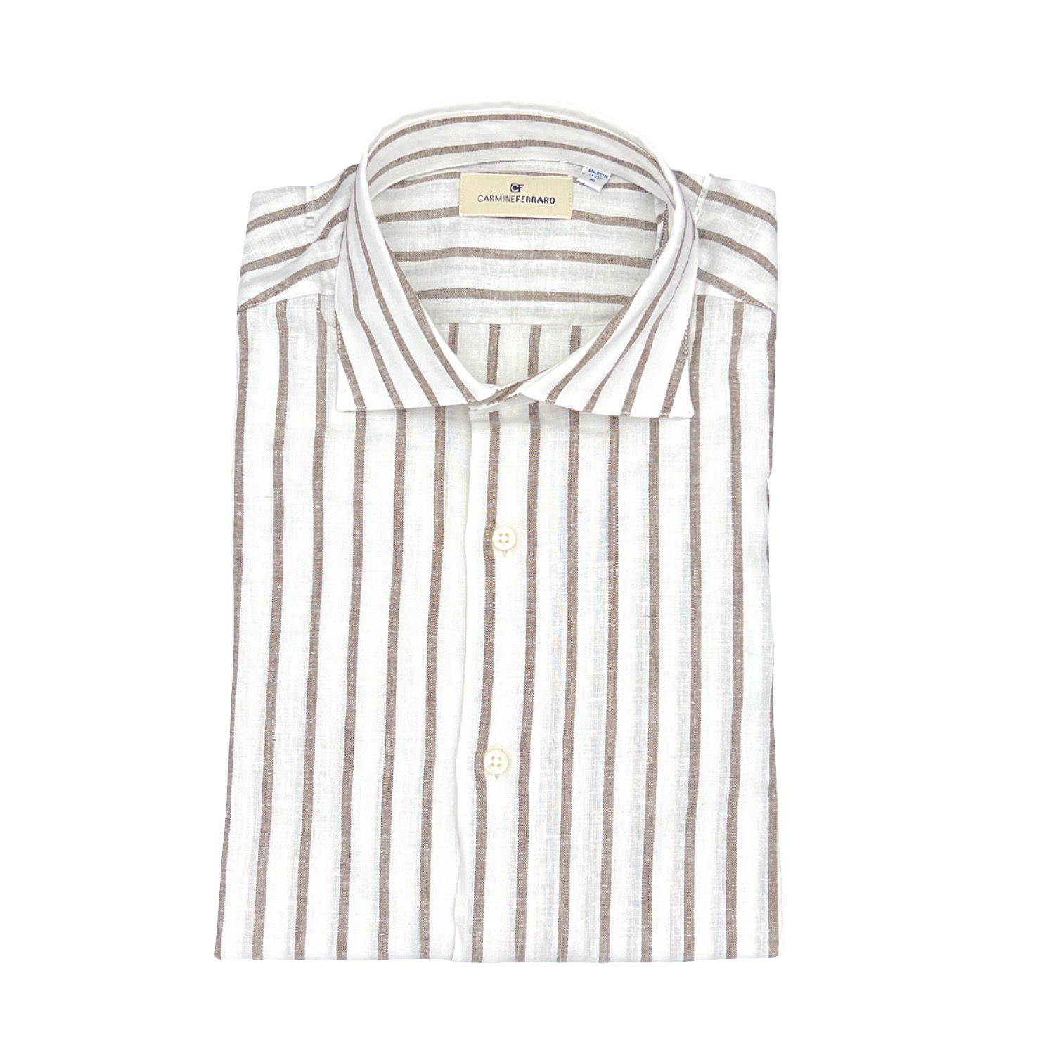 CARMINE FERRARO CAMICIA RIGATA UOMO