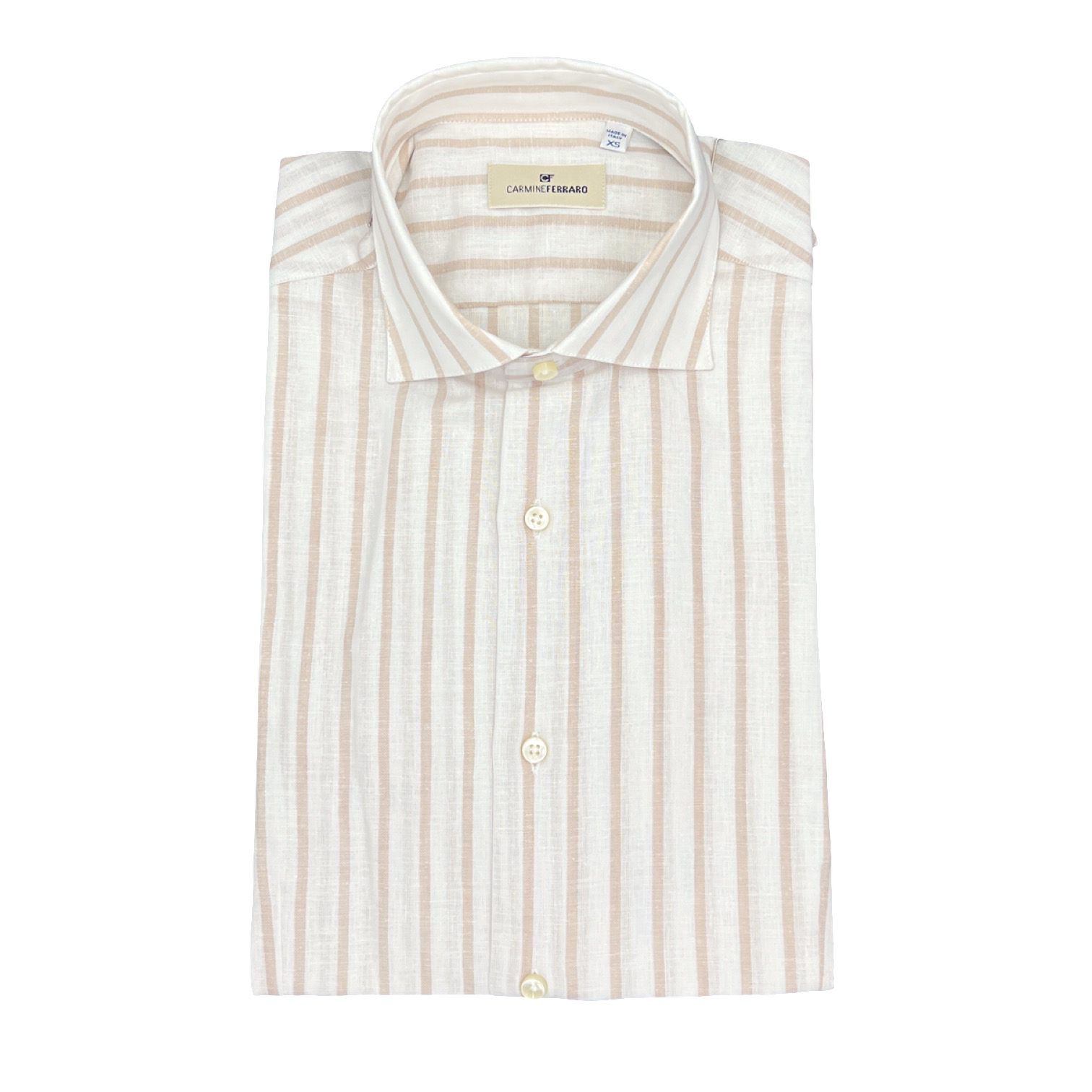 CARMINE FERRARO CAMICIA RIGATA UOMO