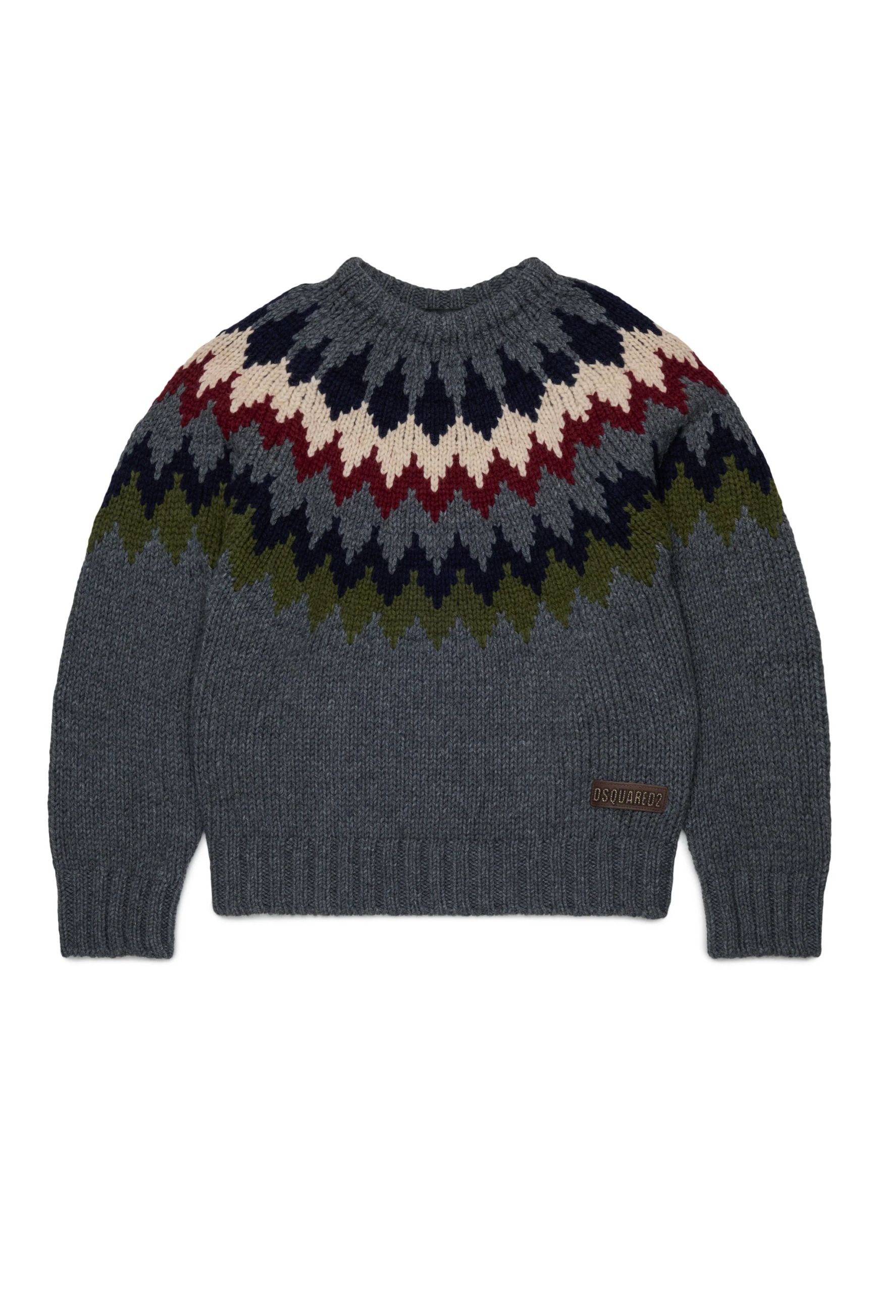 DSQUARED2 KIDS MAGLIA GIROCOLLO UNISEX BAMBINO