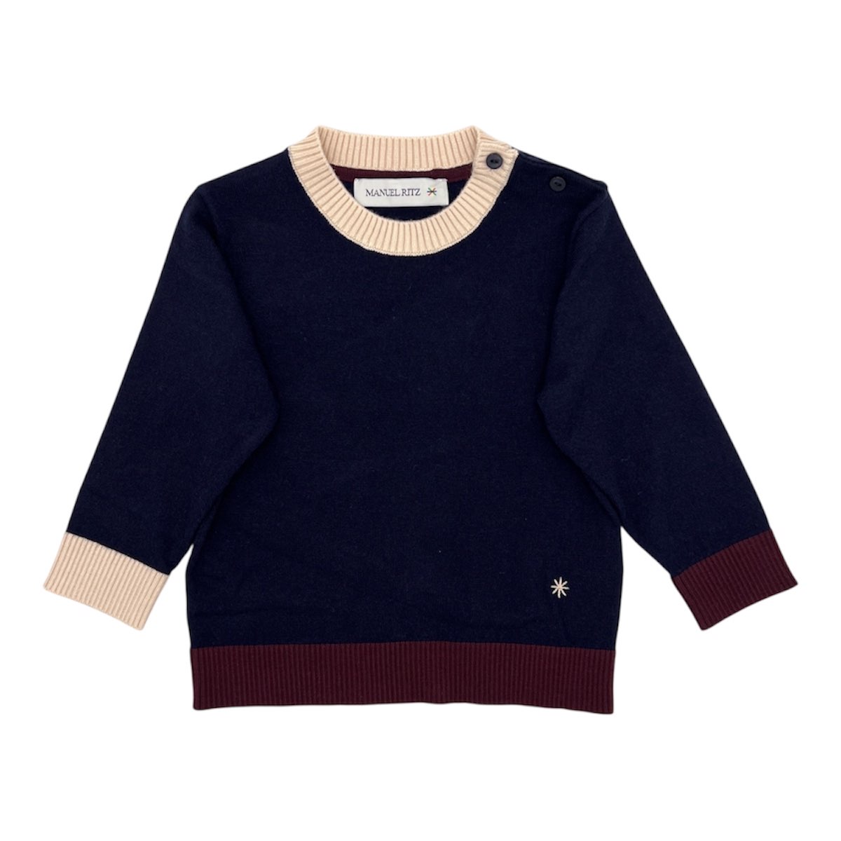 MANUEL RITZ KIDS MAGLIA GIROCOLLO NEONATO