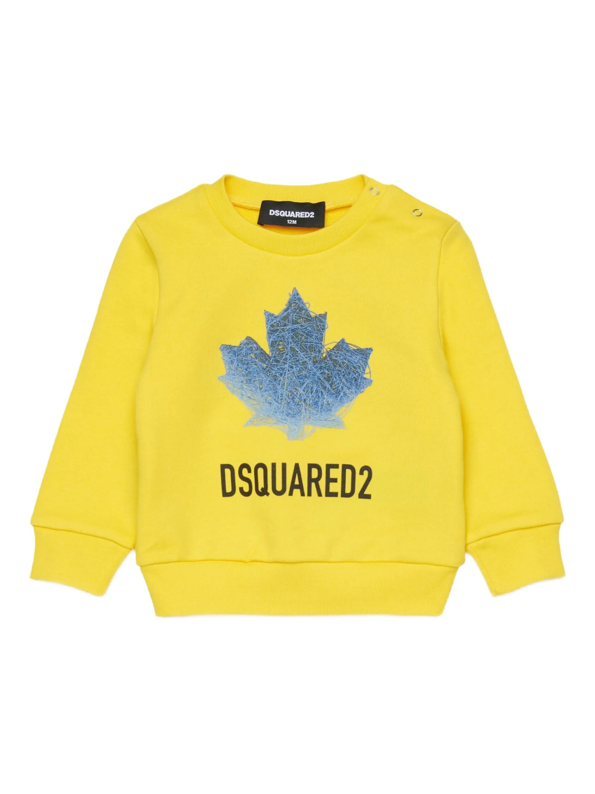 DSQUARED2 KIDS FELPA GIROCOLLO UNISEX NEONATO