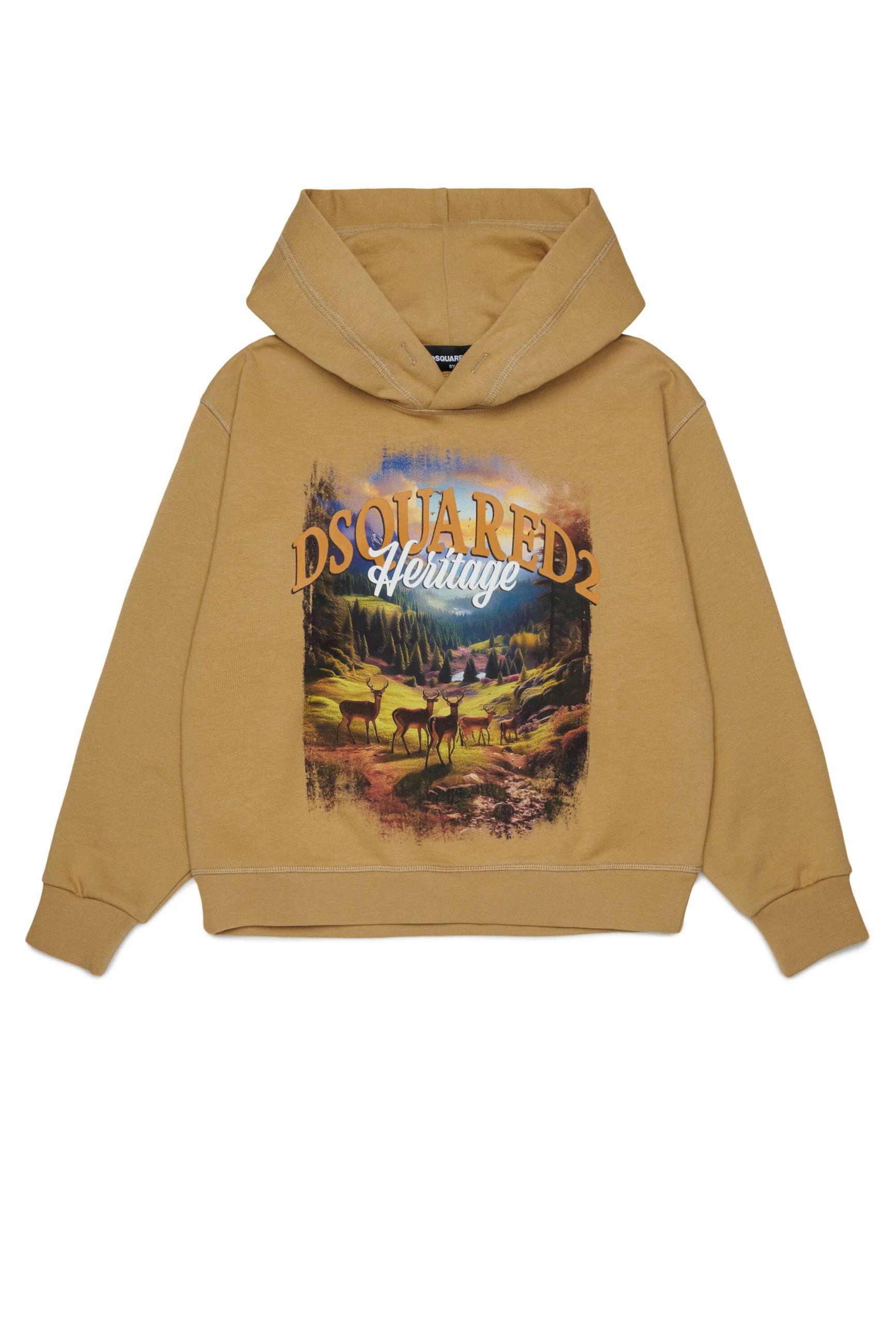 DSQUARED2 KIDS FELPA CAPPUCCIO UNISEX BAMBINO