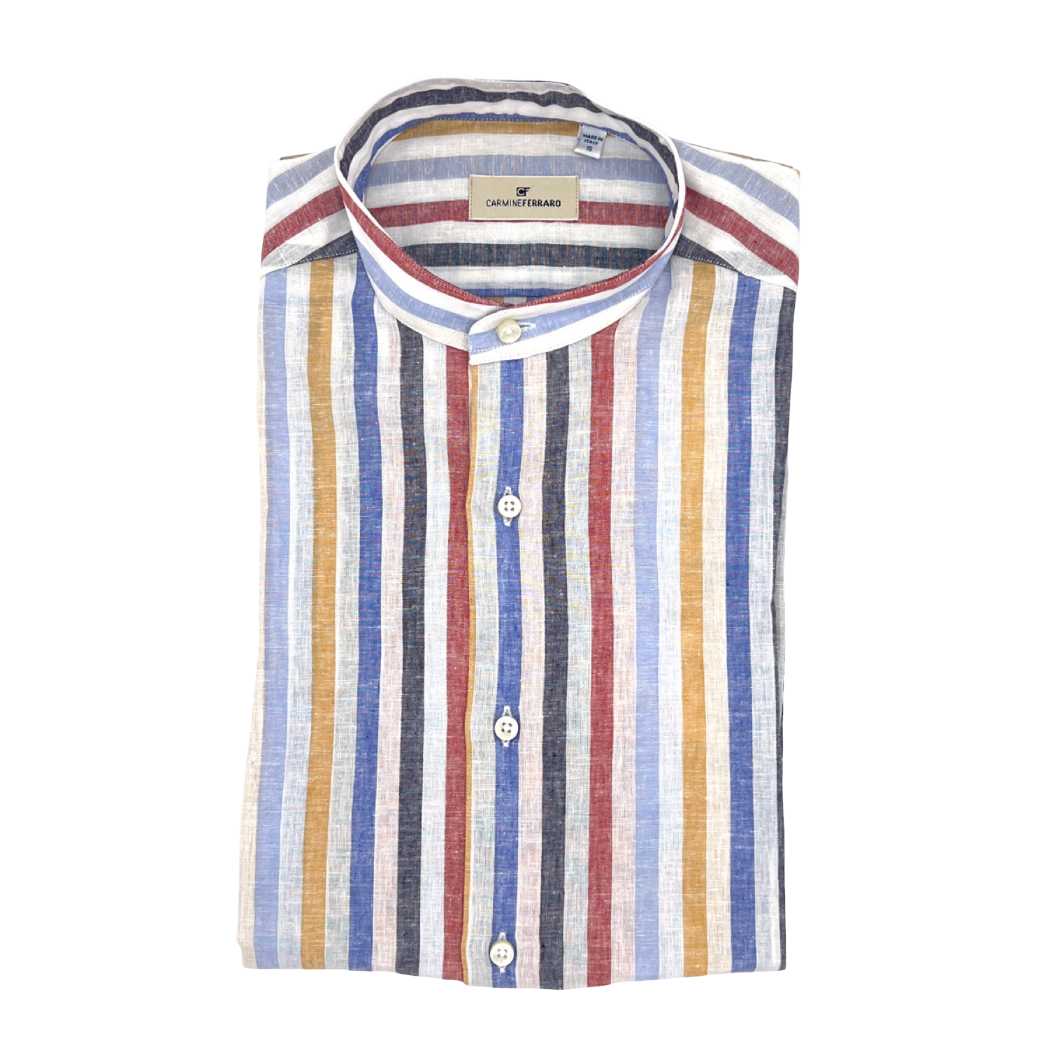 CARMINE FERRARO CAMICIA RIGATA UOMO