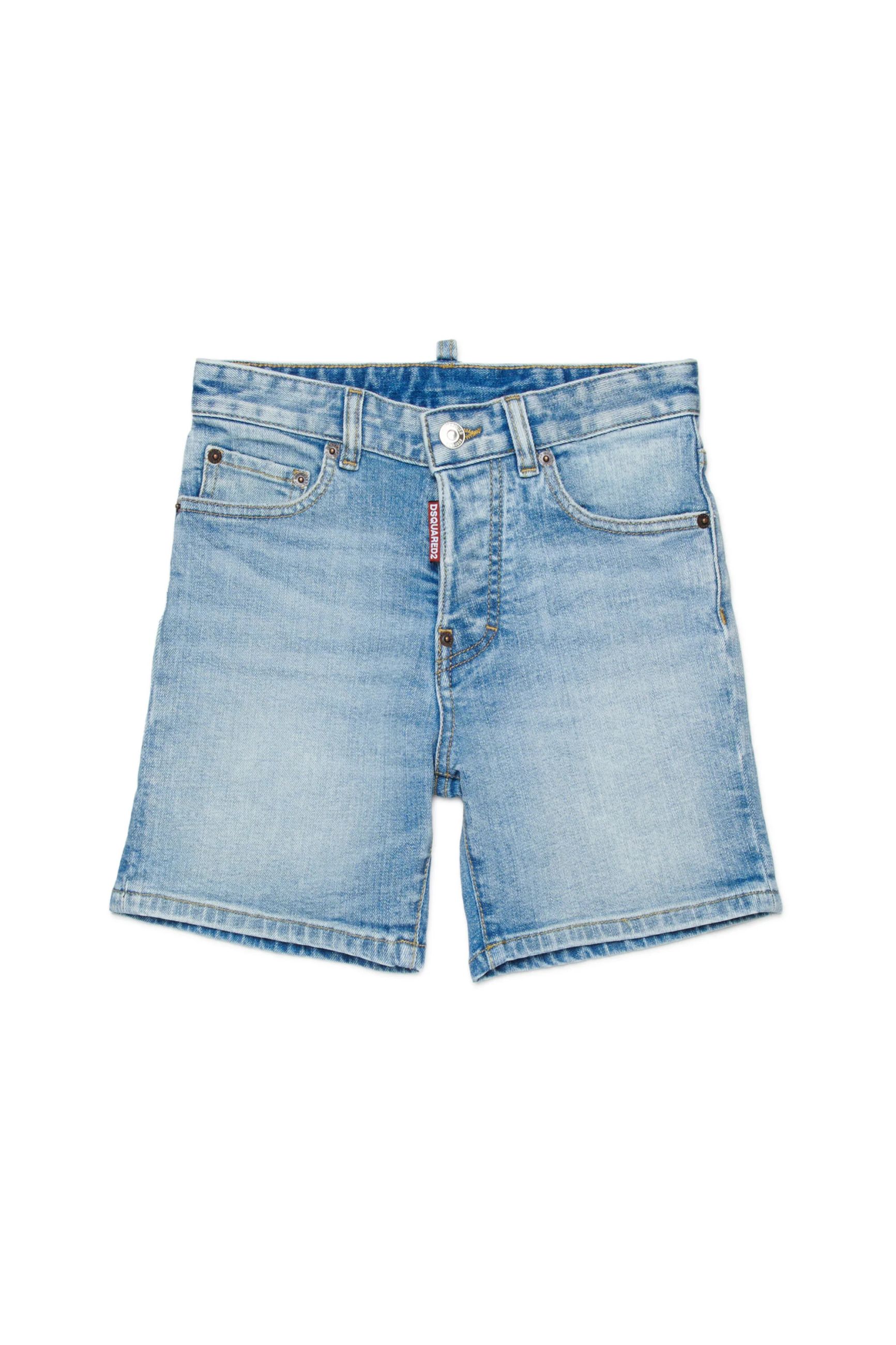 DSQUARED2 KIDS BERMUDA JEANS BIMBO/UOMO