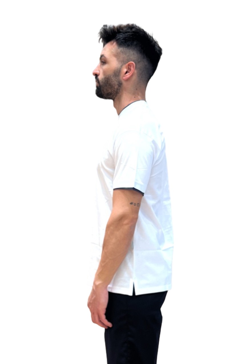 LABELROUTE T-SHIRT CON BORDINO UOMO