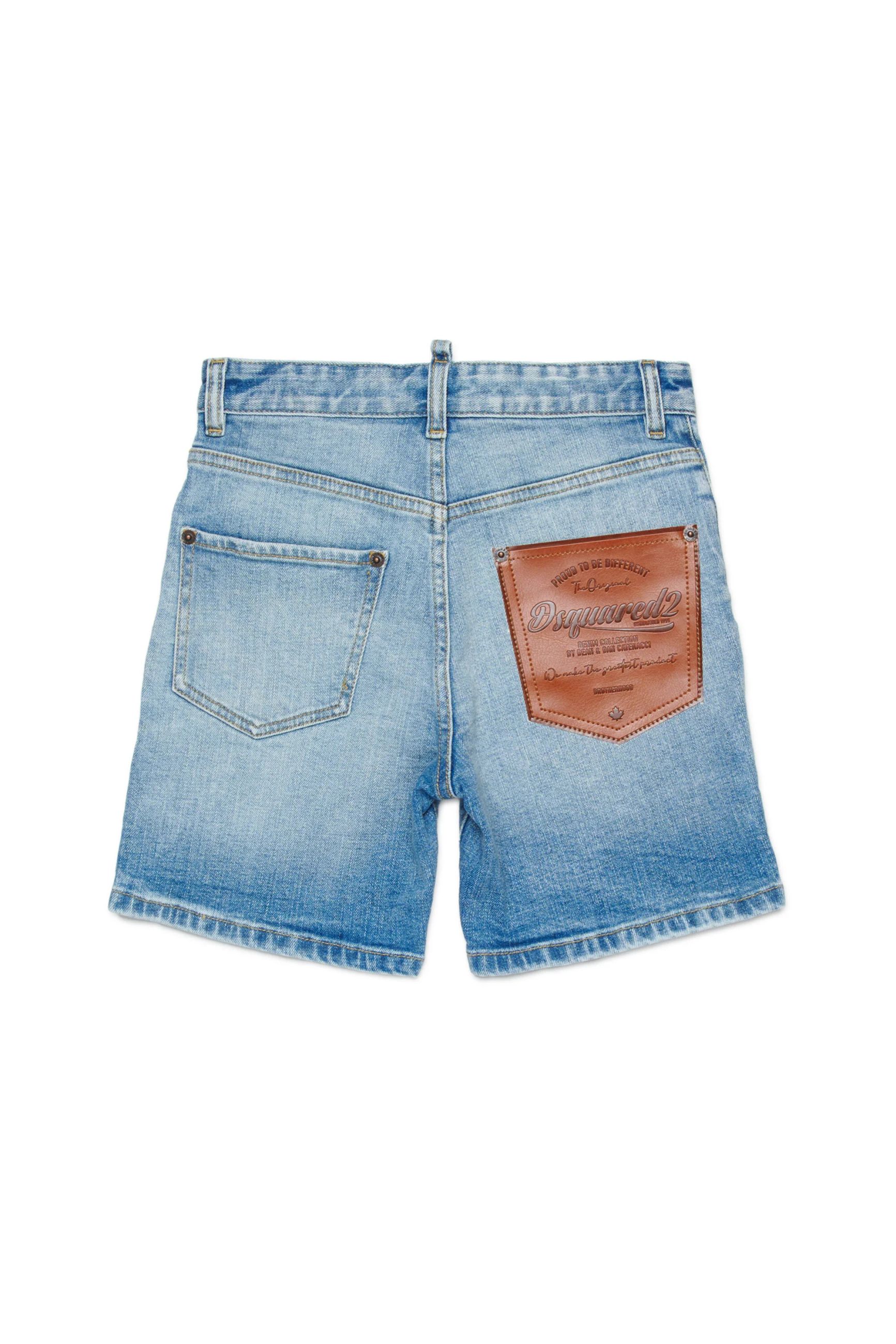 DSQUARED2 KIDS BERMUDA JEANS BIMBO/UOMO