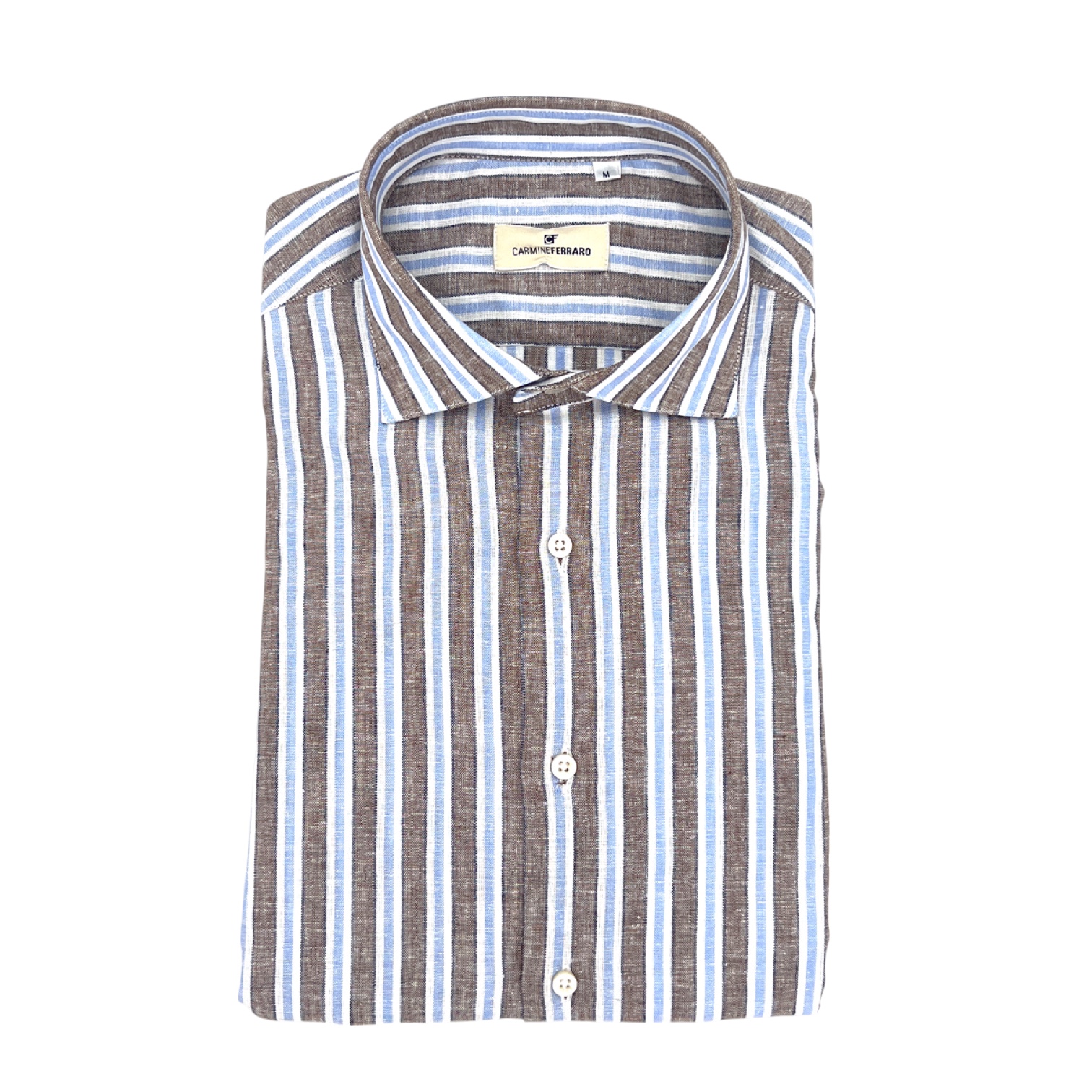 CARMINE FERRARO CAMICIA RIGATA UOMO