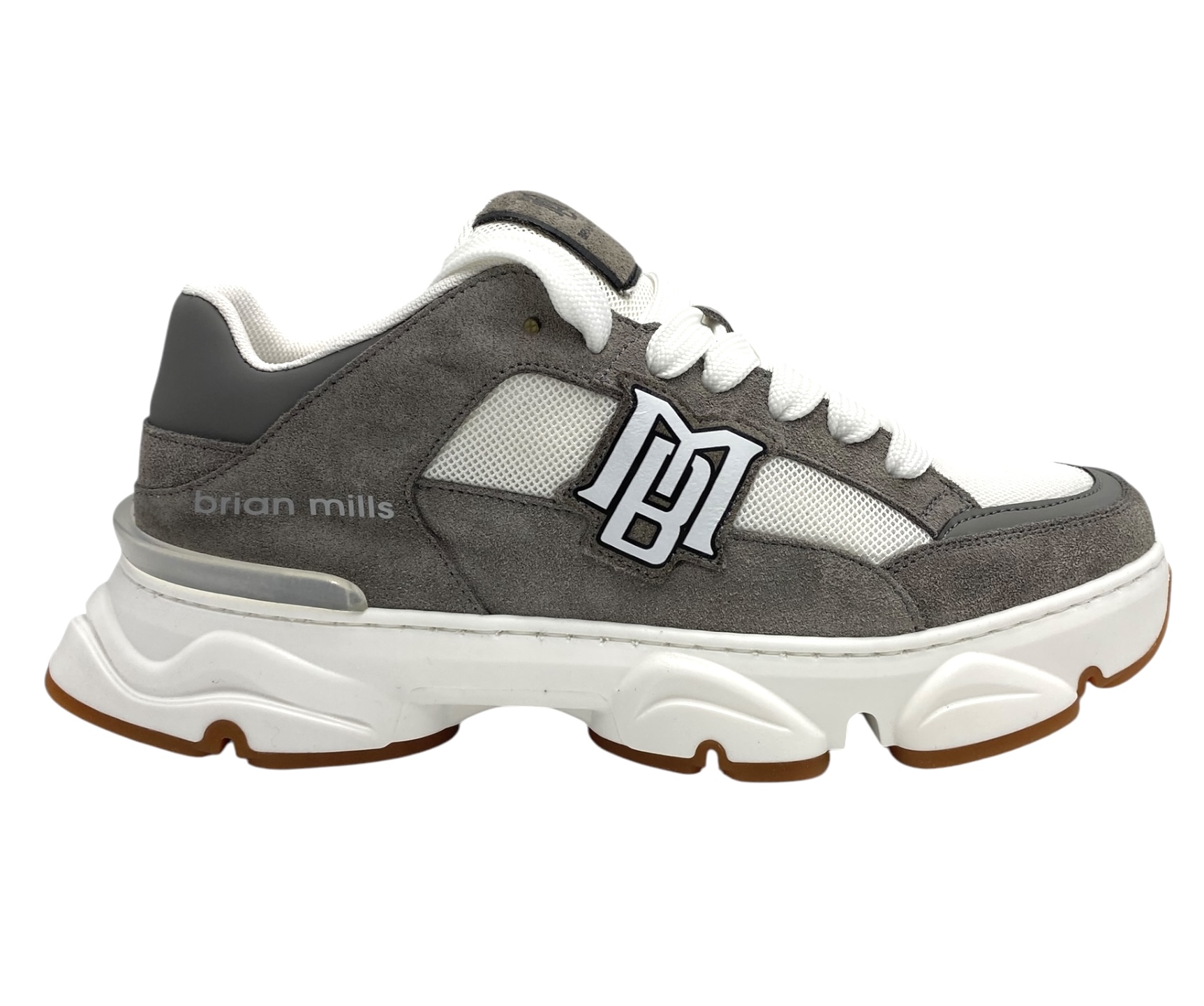 Brian Mills Sneakers Camoscio E Tessuto Tecnico 566 B