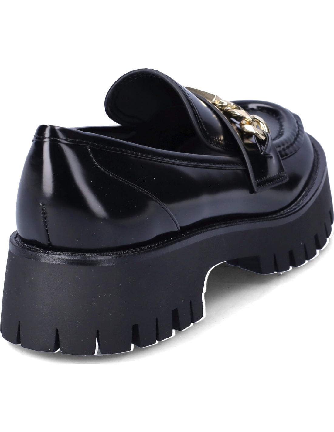 Guess Shuttle, Mocassino Donna, Pelle Nera 001, 36.5 EU : GUESS