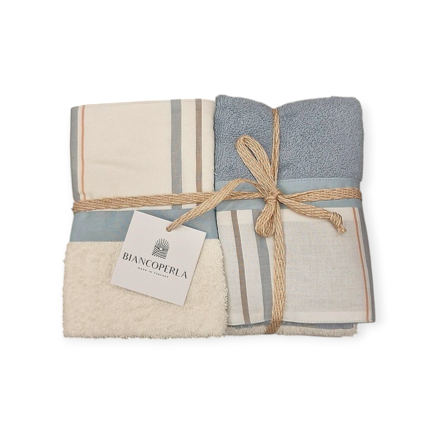 Bianco Perla SET SPUGNA BRETONE