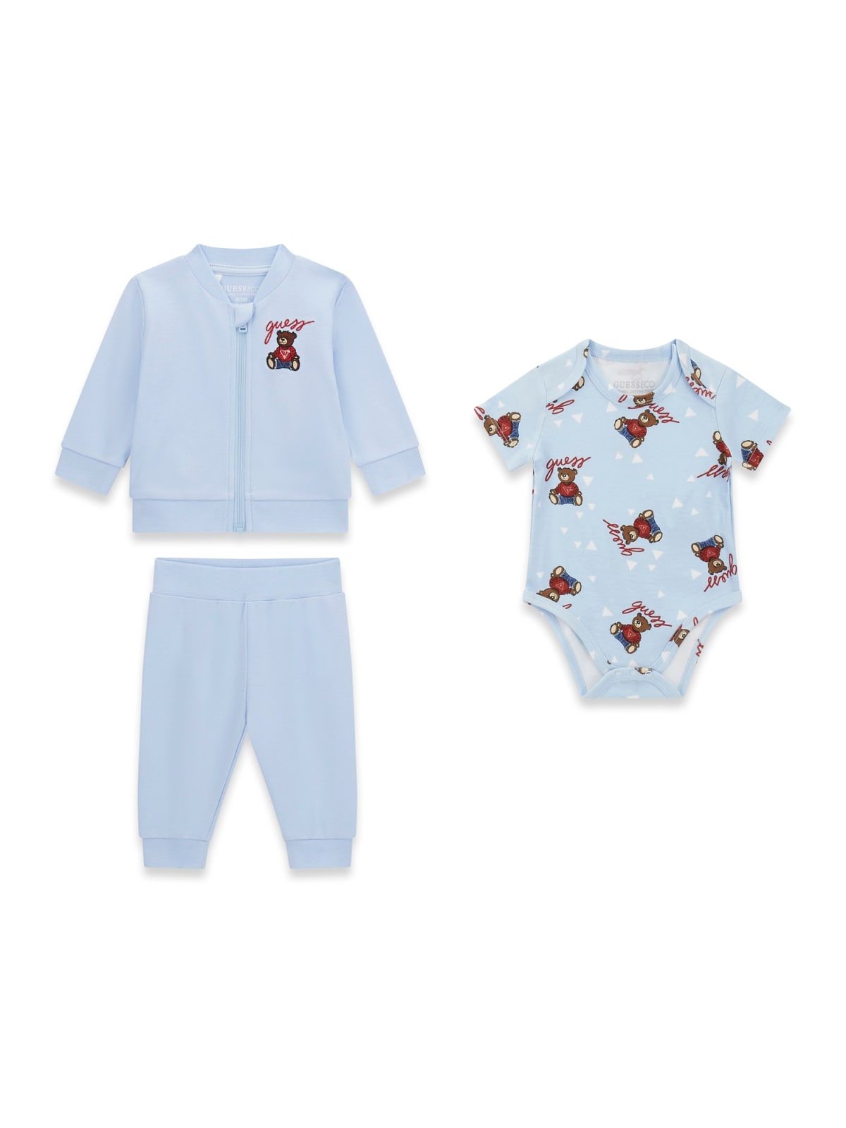 GUESS FELPA + BODY + PANT Neonato