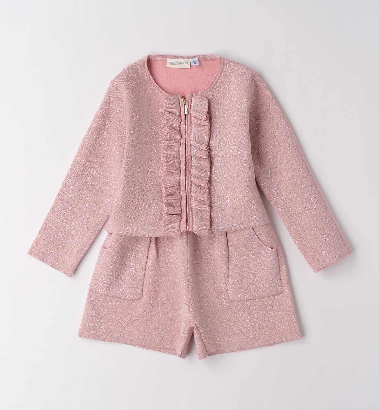 Sarabanda Cardigan + Shorts Bimba