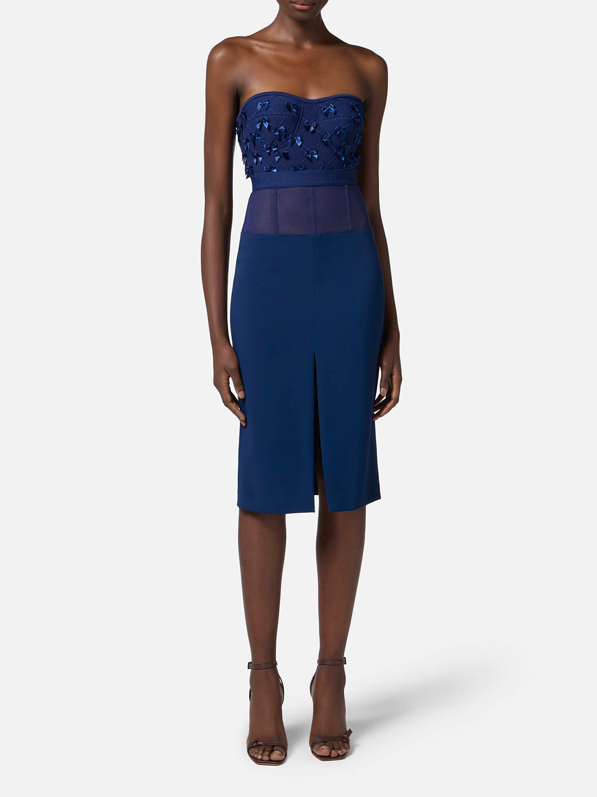 トップス Elisabetta Franchi TK46S52E2 Elisabetta Franchi Stretch Viscose Top With All