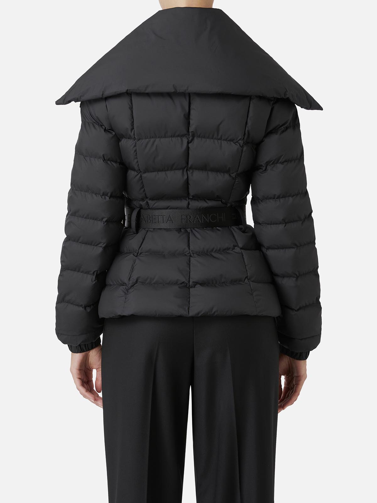 ジャケット・アウター ELISABETTA FRANCHI Elisabetta Franchi double-breasted stretch crepe jacket for