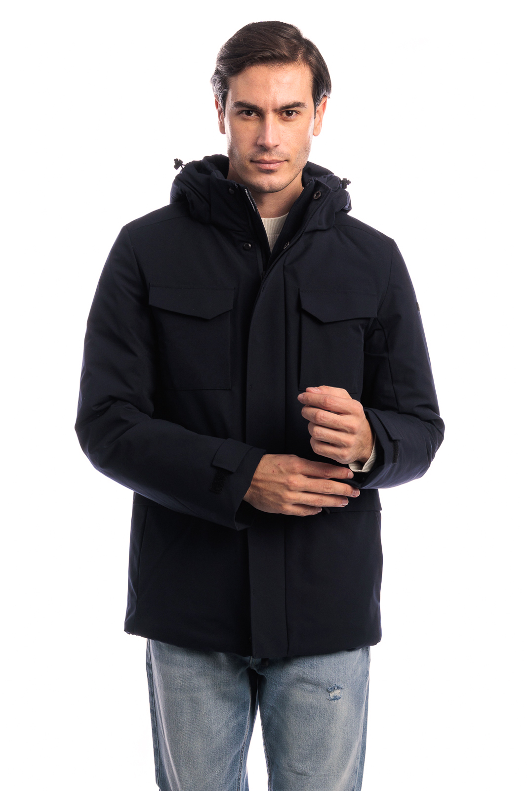 Giubbotto FREEDOMDAY MEN'S JEAN JACKET Eco Down JEAN