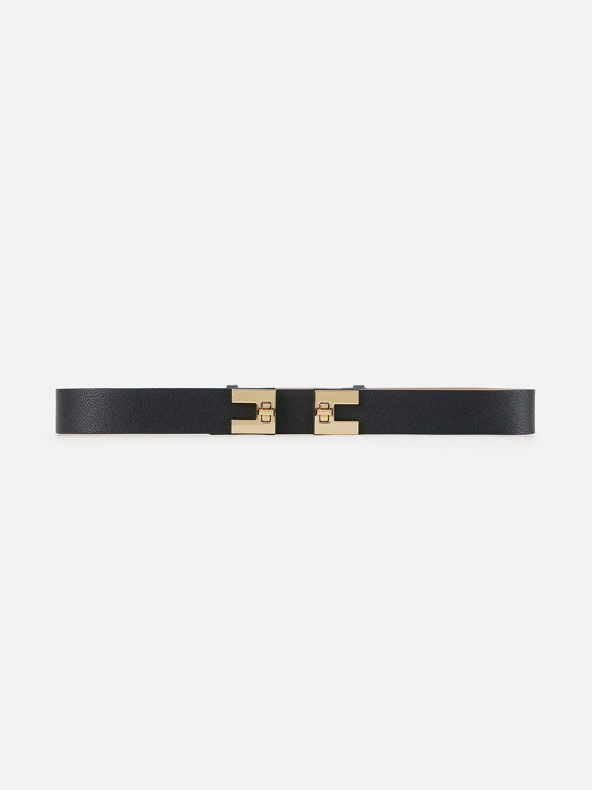 CT53S56E2 Elisabetta Franchi Belt With Logo Plaque