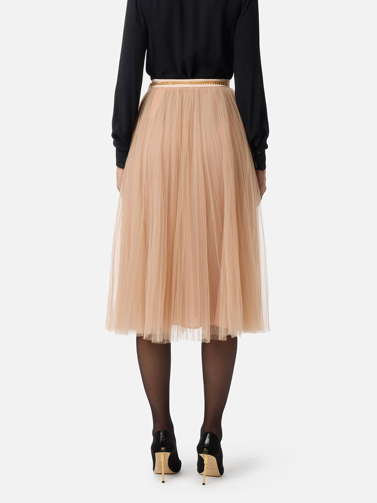 Skirt Elisabetta Franchi Gonna Tulle GO15057E2 Elisabetta Franchi