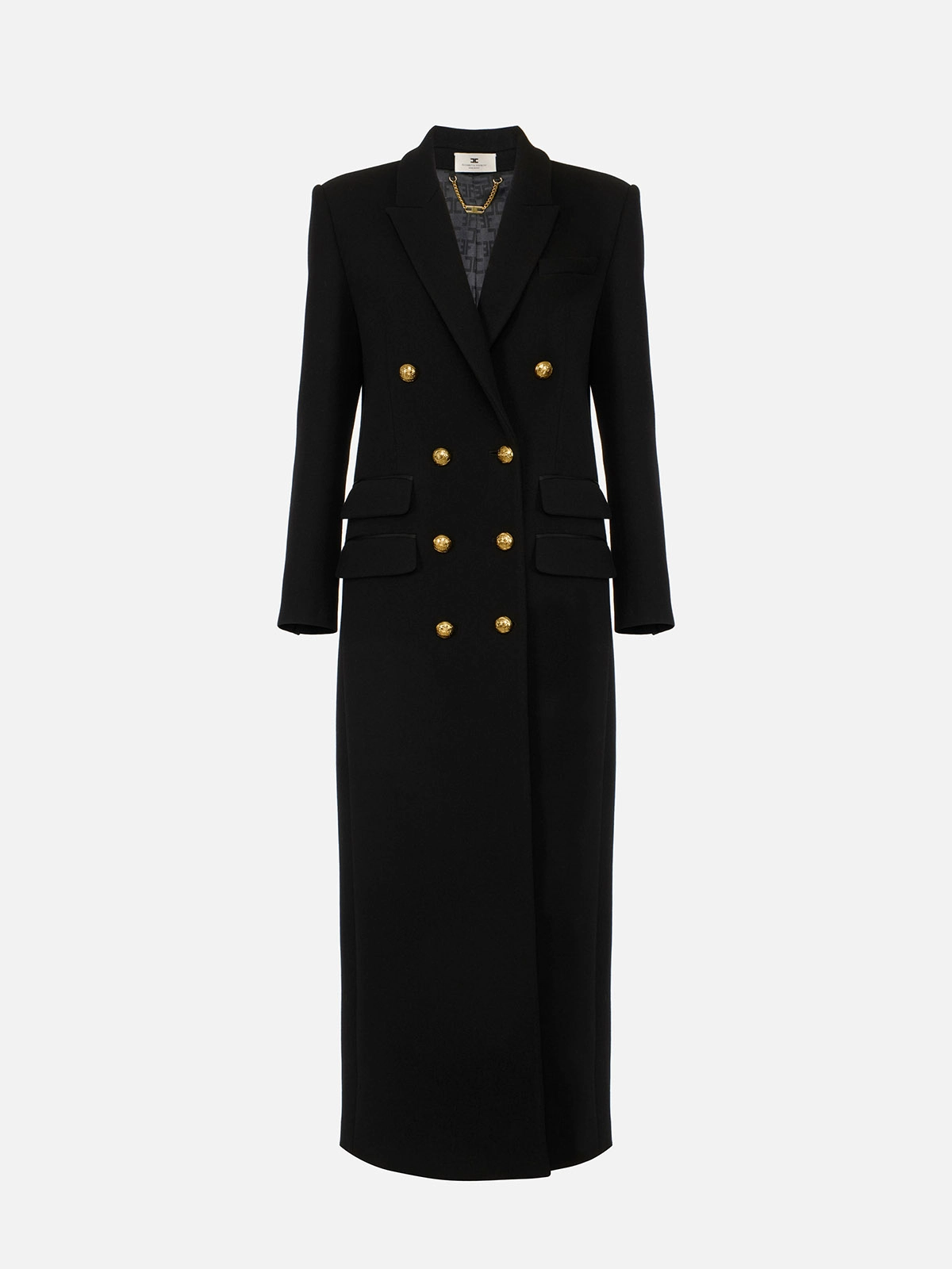 CP00256E2 Elisabetta Franchi Wool Coat