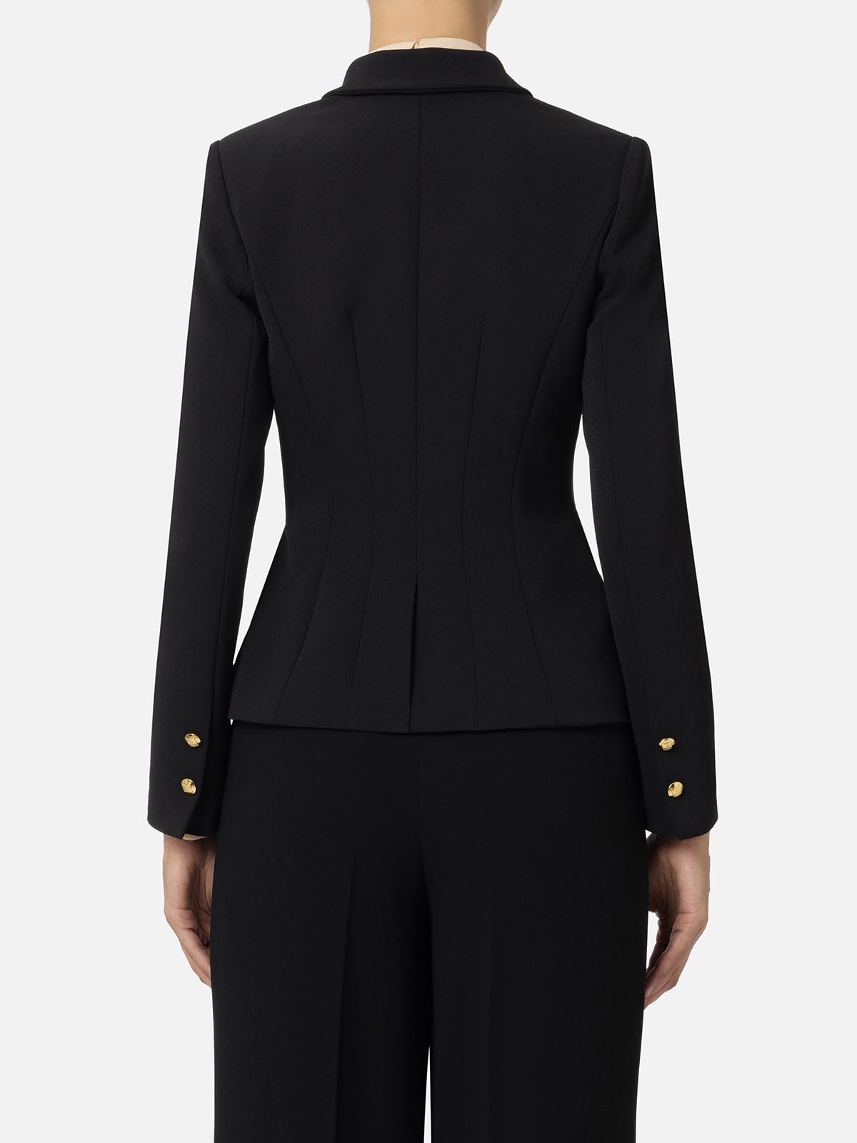 GI09546E2 Elisabetta Franchi Double-breasted jacket in