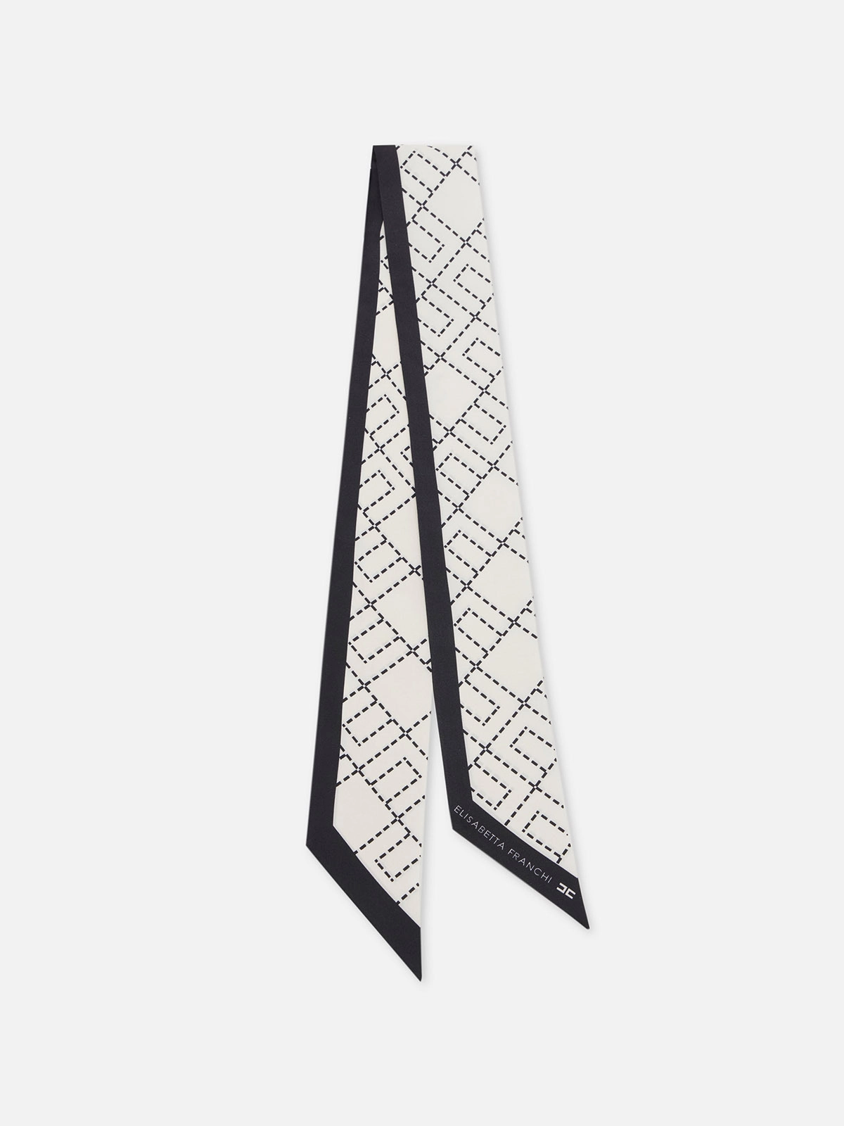 FO10F56E2 Elisabetta Franchi Silk Twill Scarf