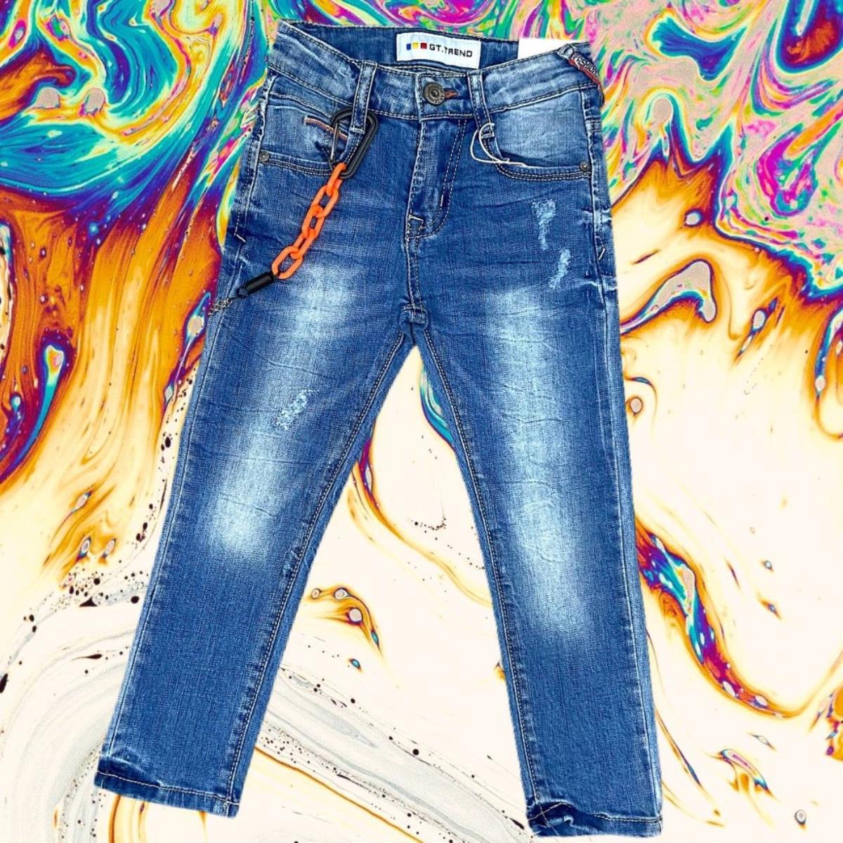 ALTA LINEA Jeans ZBO-8662 con catena