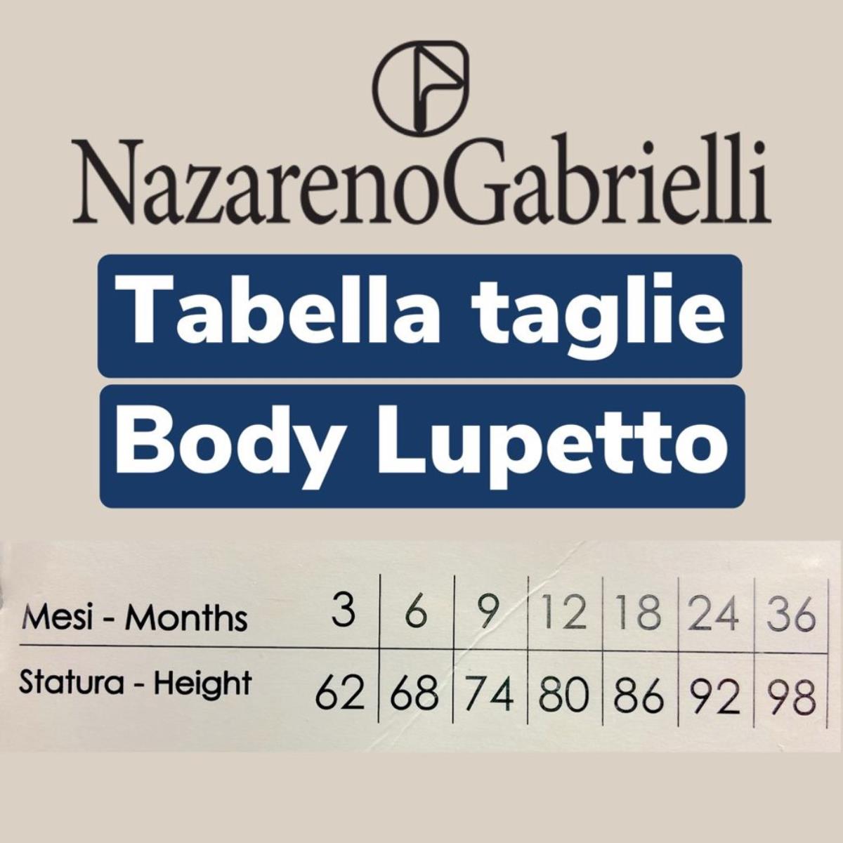 NAZARENO GABRIELLI BODY LUPETTO NG