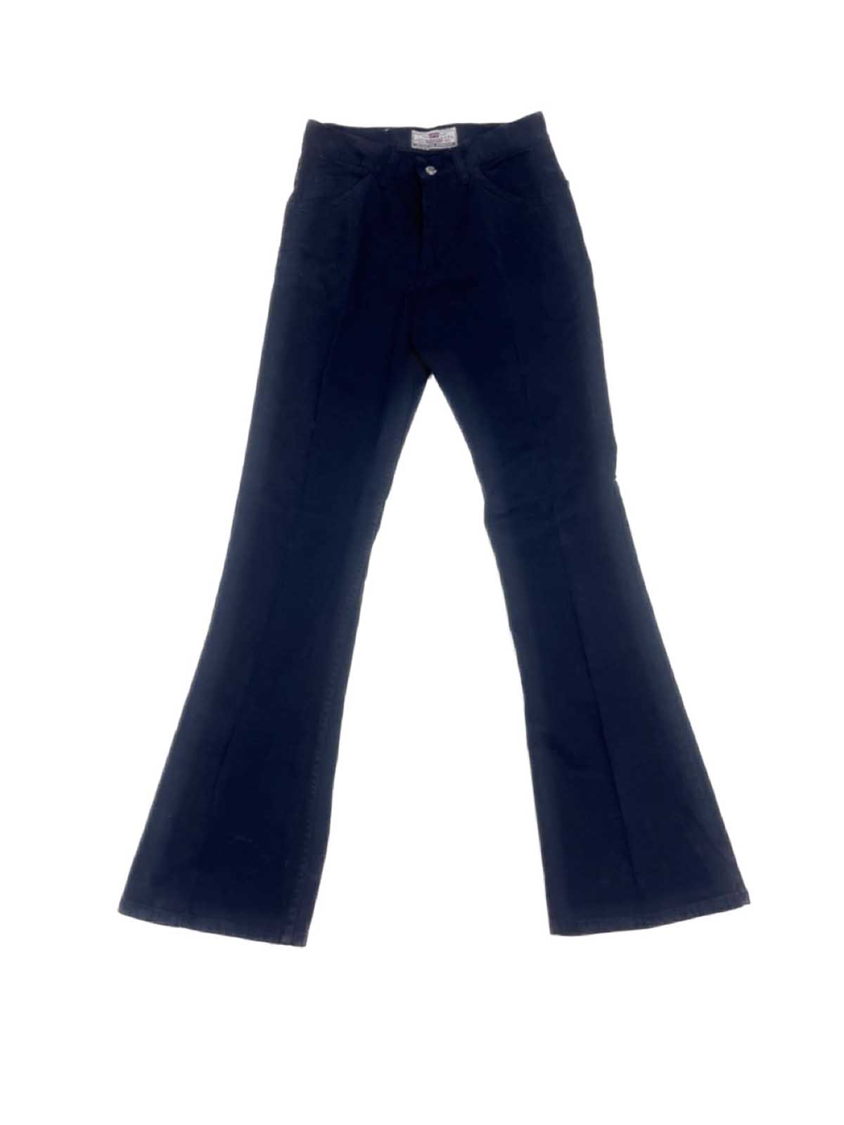 LEVI’S 443 Flare Flat Pleated Over-dyed Jeans