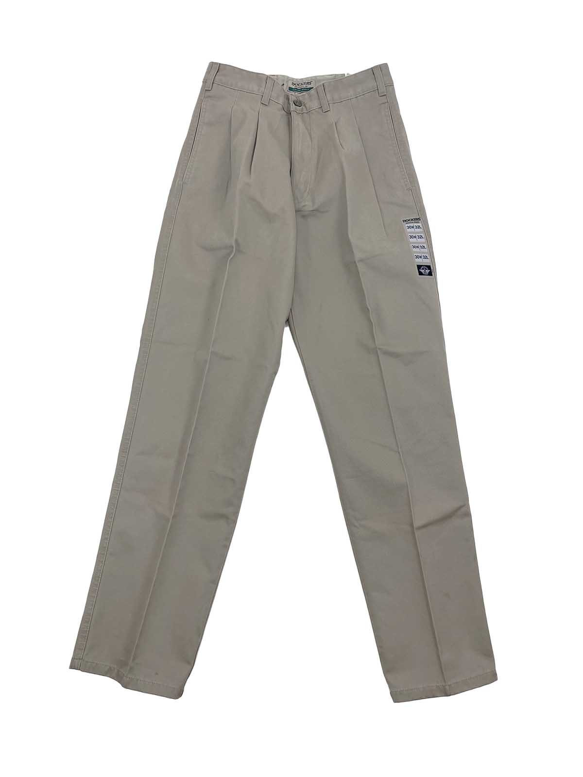 DOCKERS 20529.05.12 D5 Regular Double Pleat Khakis Pants