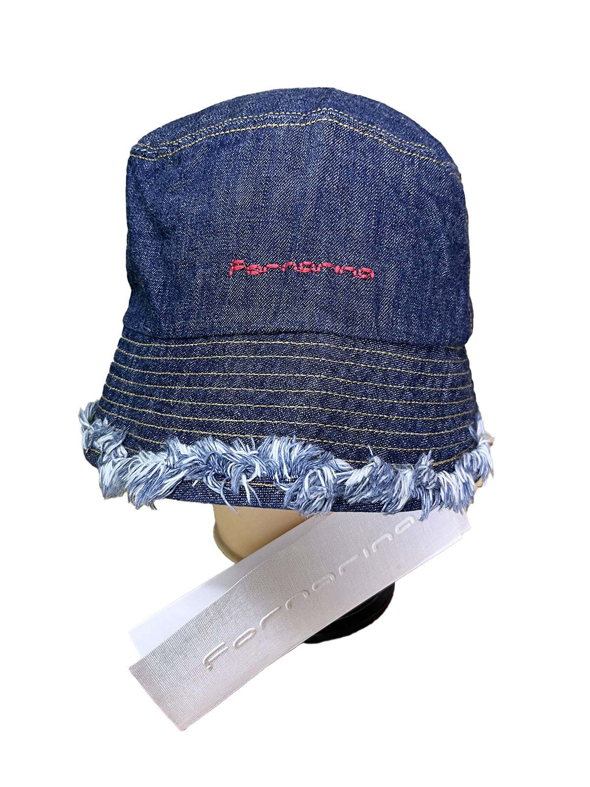 FORNARINA Close cappello denim stile pescatore
