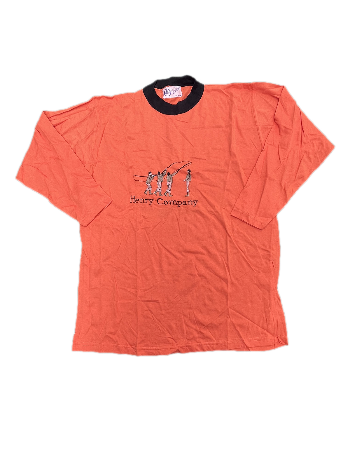 GIGOLÈ ARCHIVE Henry Company T-Shirt ML con pescatore