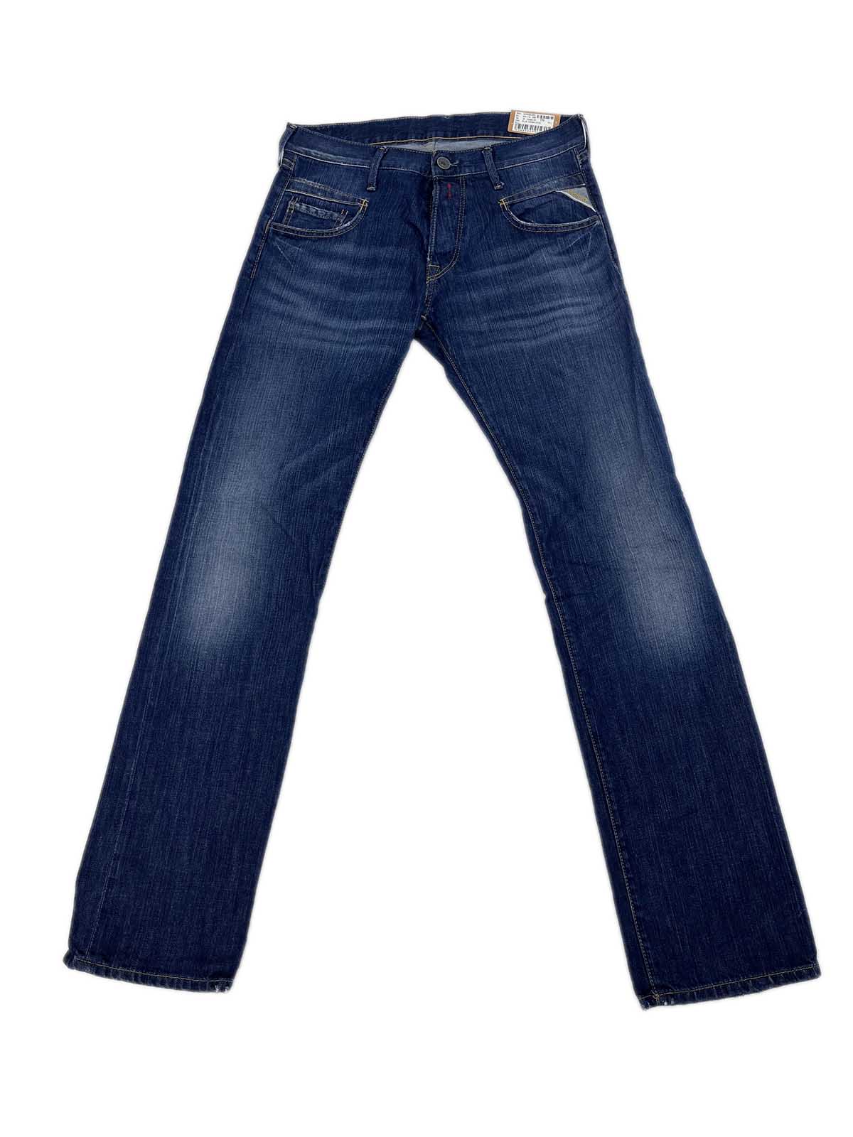 REPLAY MV935B Blue Denim 12 Oz Jeans