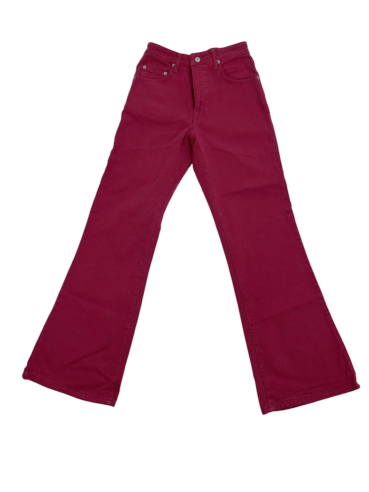 UNIFORM U372B Red Flares Jeans