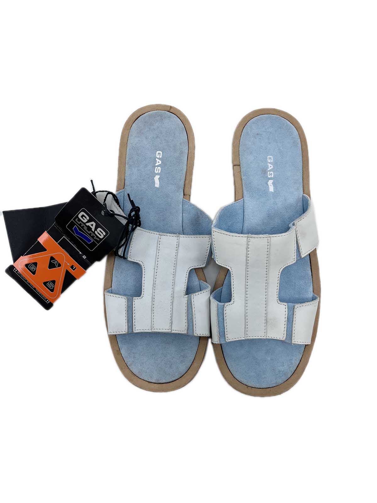 GAS 17523 Leather Slipper sandali in pelle
