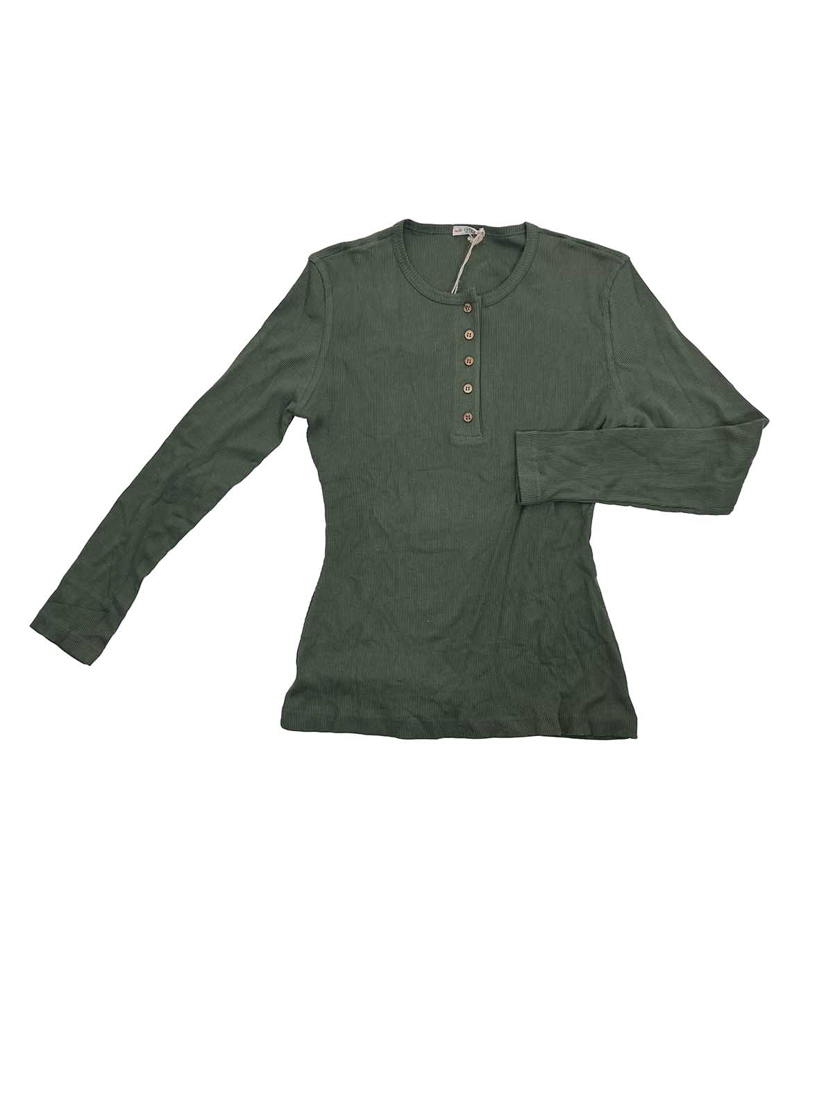 ONYX J8111 T-Shirt a manica lunga 5 bottoni
