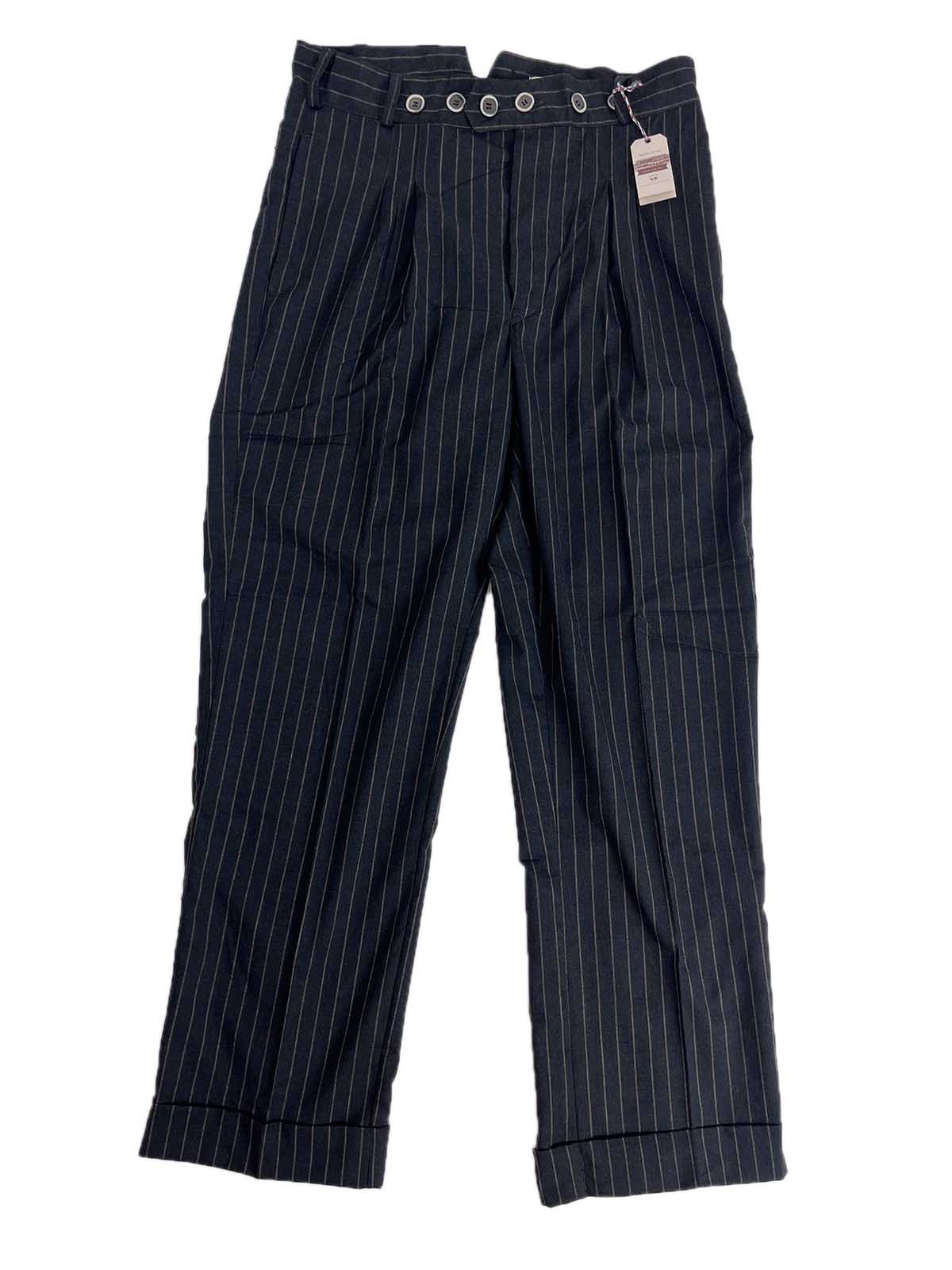 RINOMATA SARTORIA GIGOLE Pantaloni Swing a righe stile Anni Cinquanta
