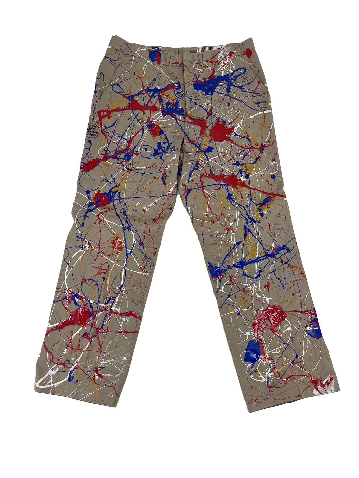 GIGOLÈ RELAB Jackson 48 Trousers with Dripping