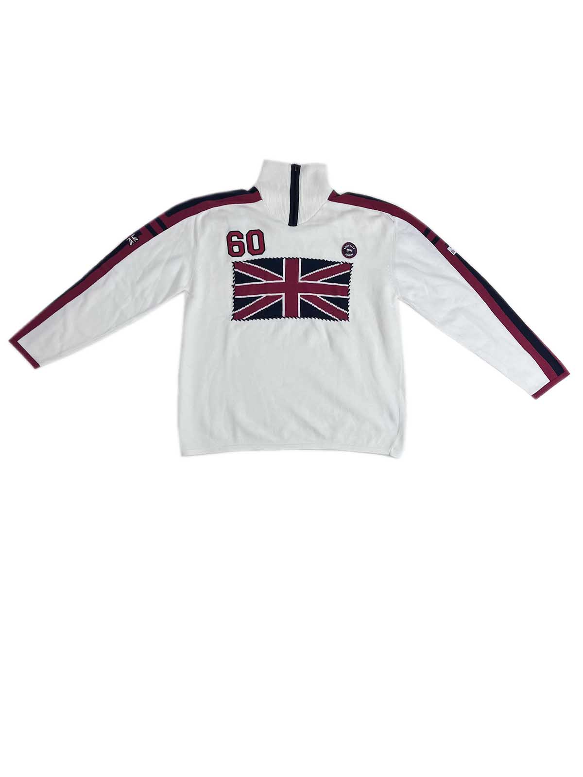 LONSDALE GIT020 Maglione in cotone con collo a lupetto