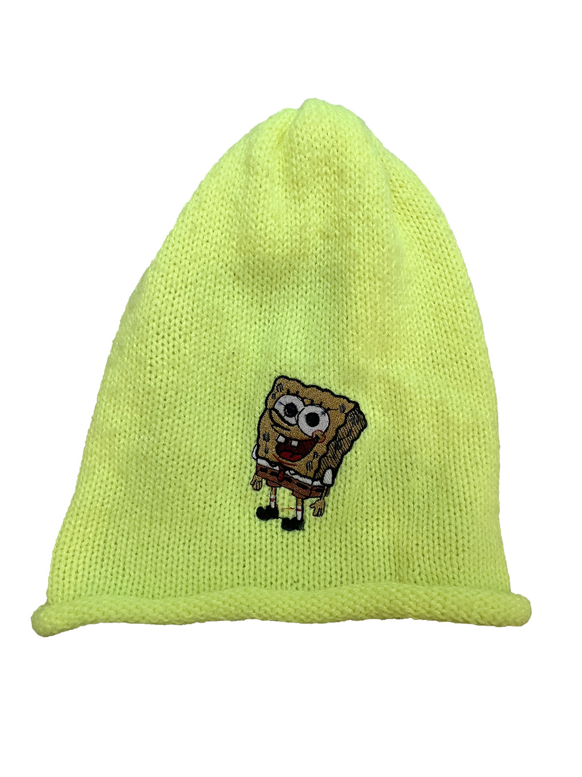 GIGOLÈ ARCHIVE Spongebob berretto acrilico fluo