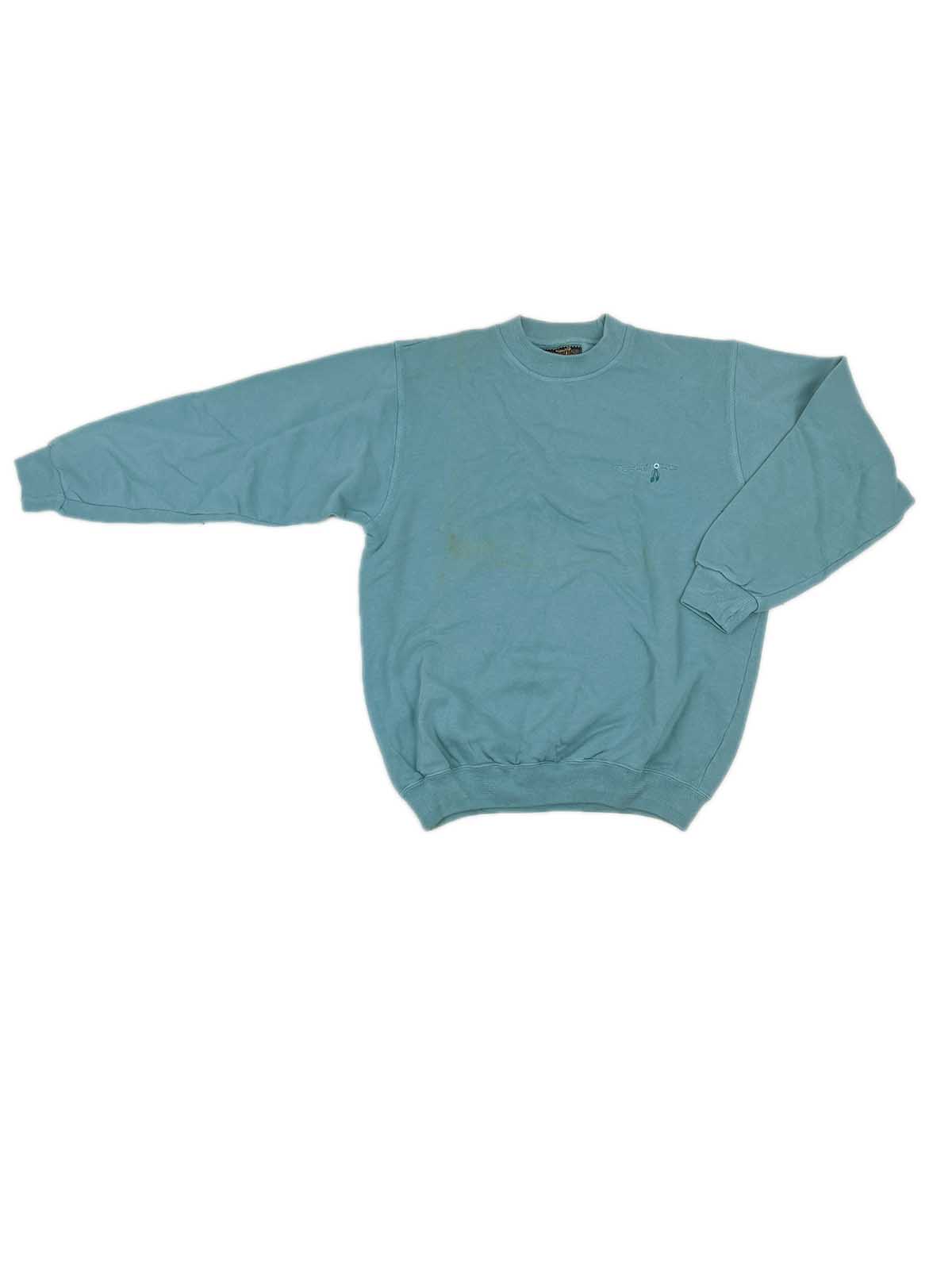 TURQUOISE Acqua felpa girocollo