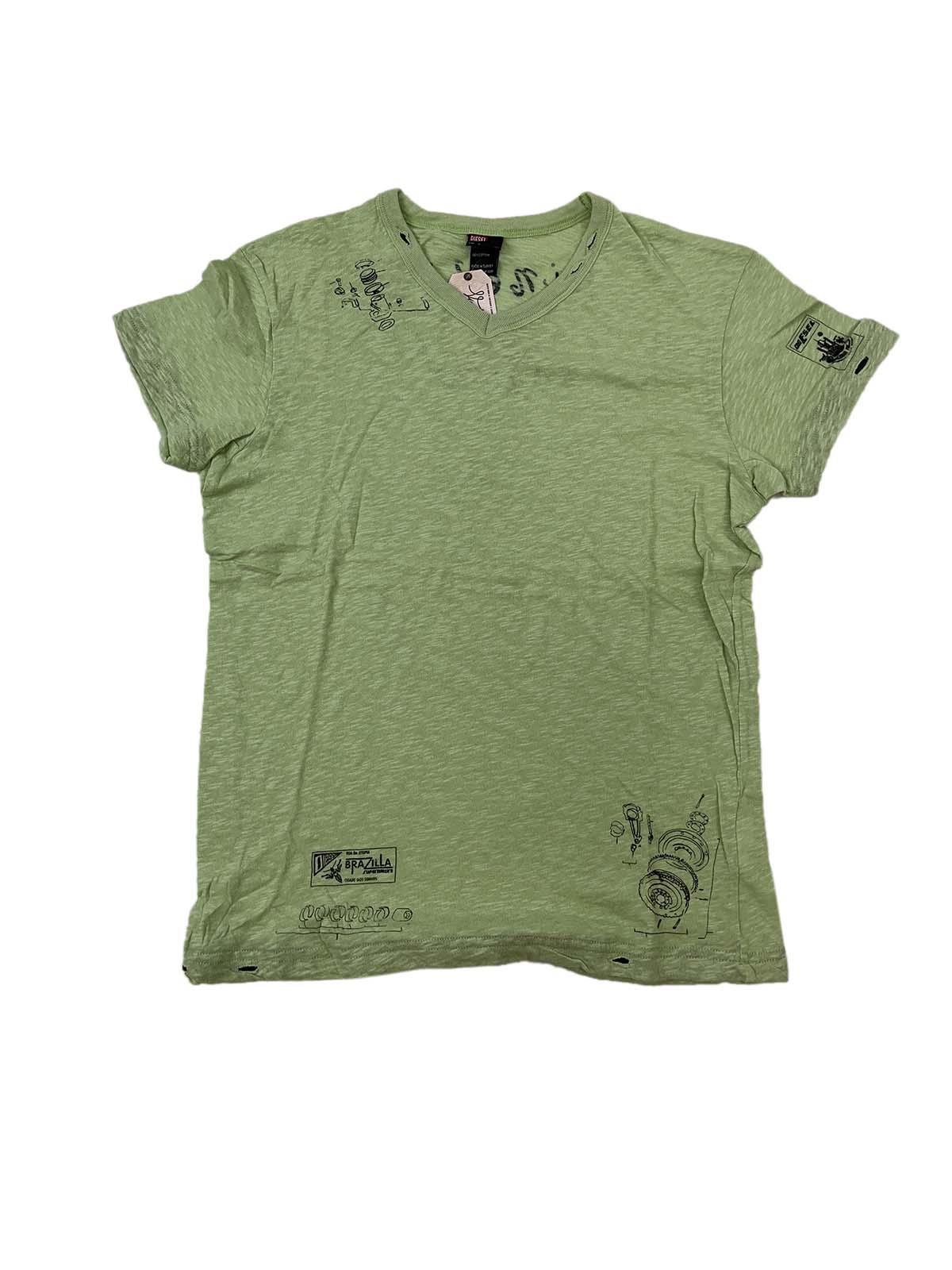 DIESEL Automata V-Neck Tee