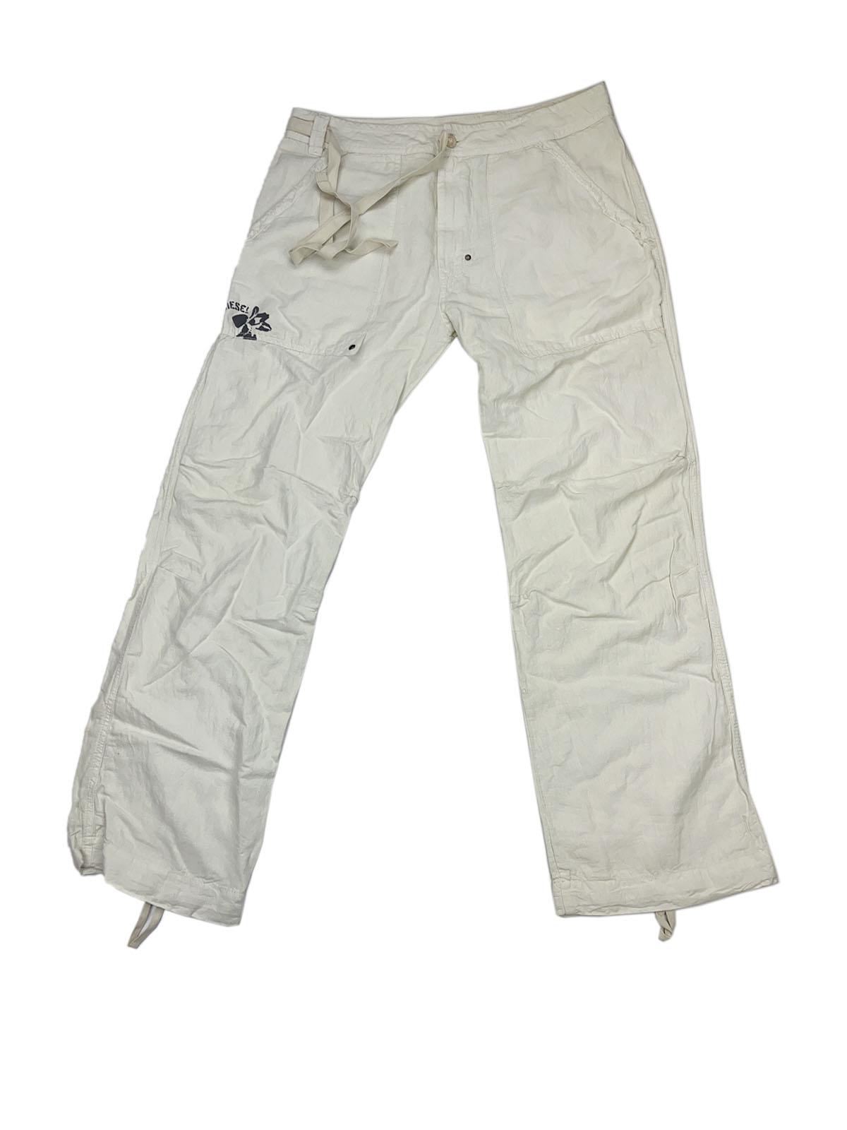 DIESEL Bowen pantaloni cotone-lino