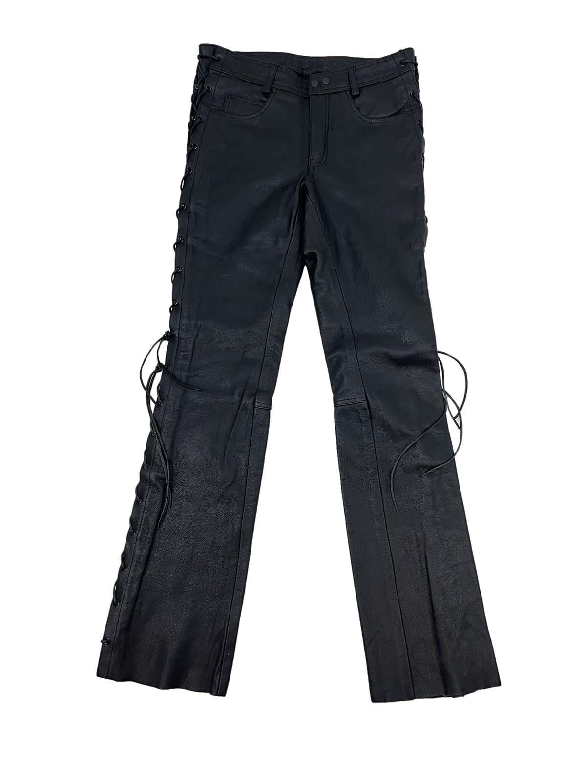 GIGOLEATHER Castor 502 pantaloni in pelle con lacci