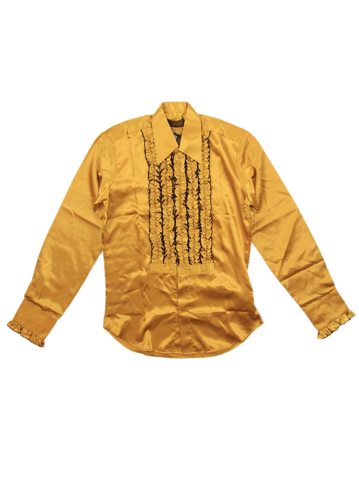 CHENASKI Camicia satinata con volant