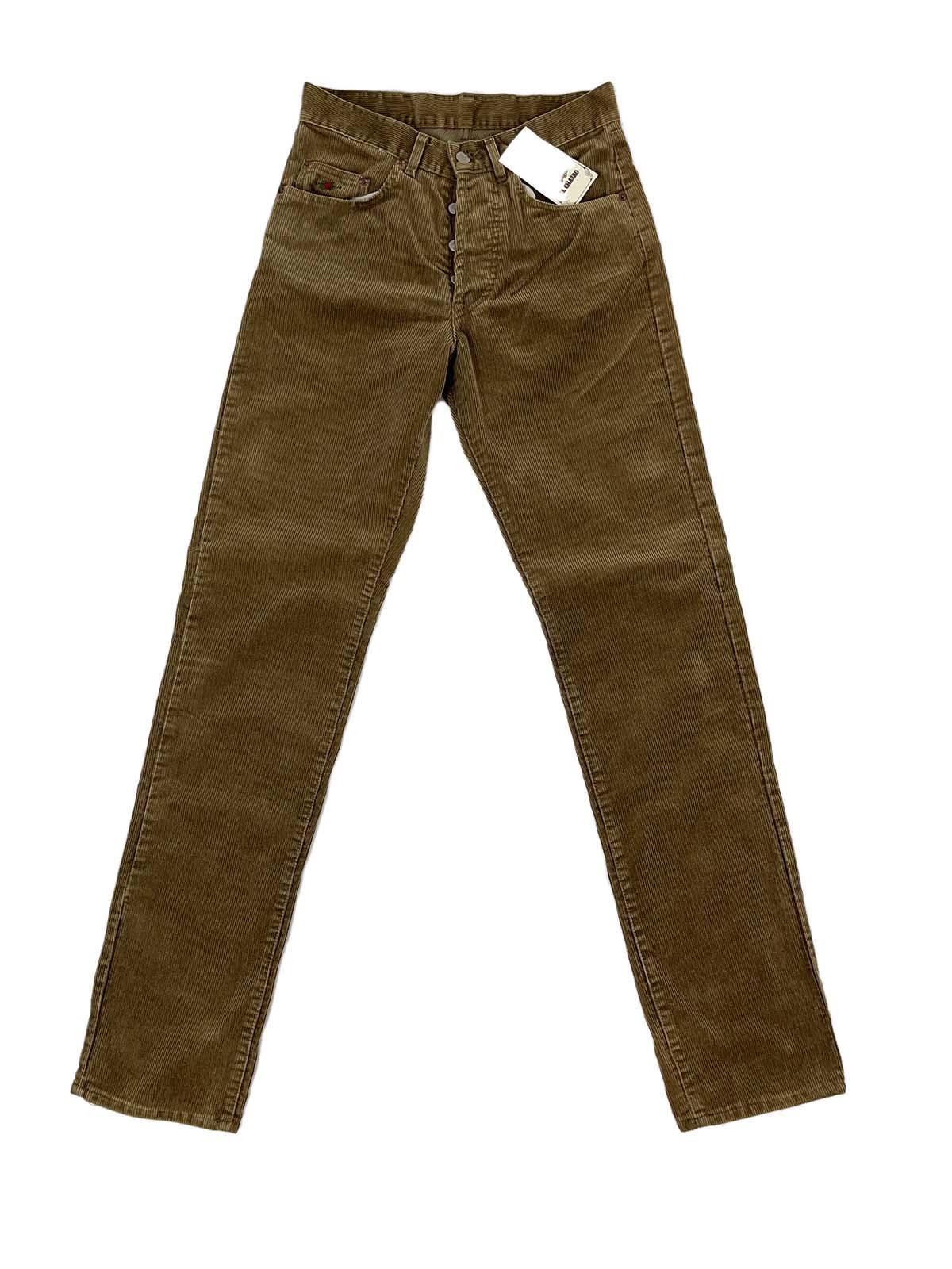 EL CHARRO Cherokee Silver Pantaloni a coste