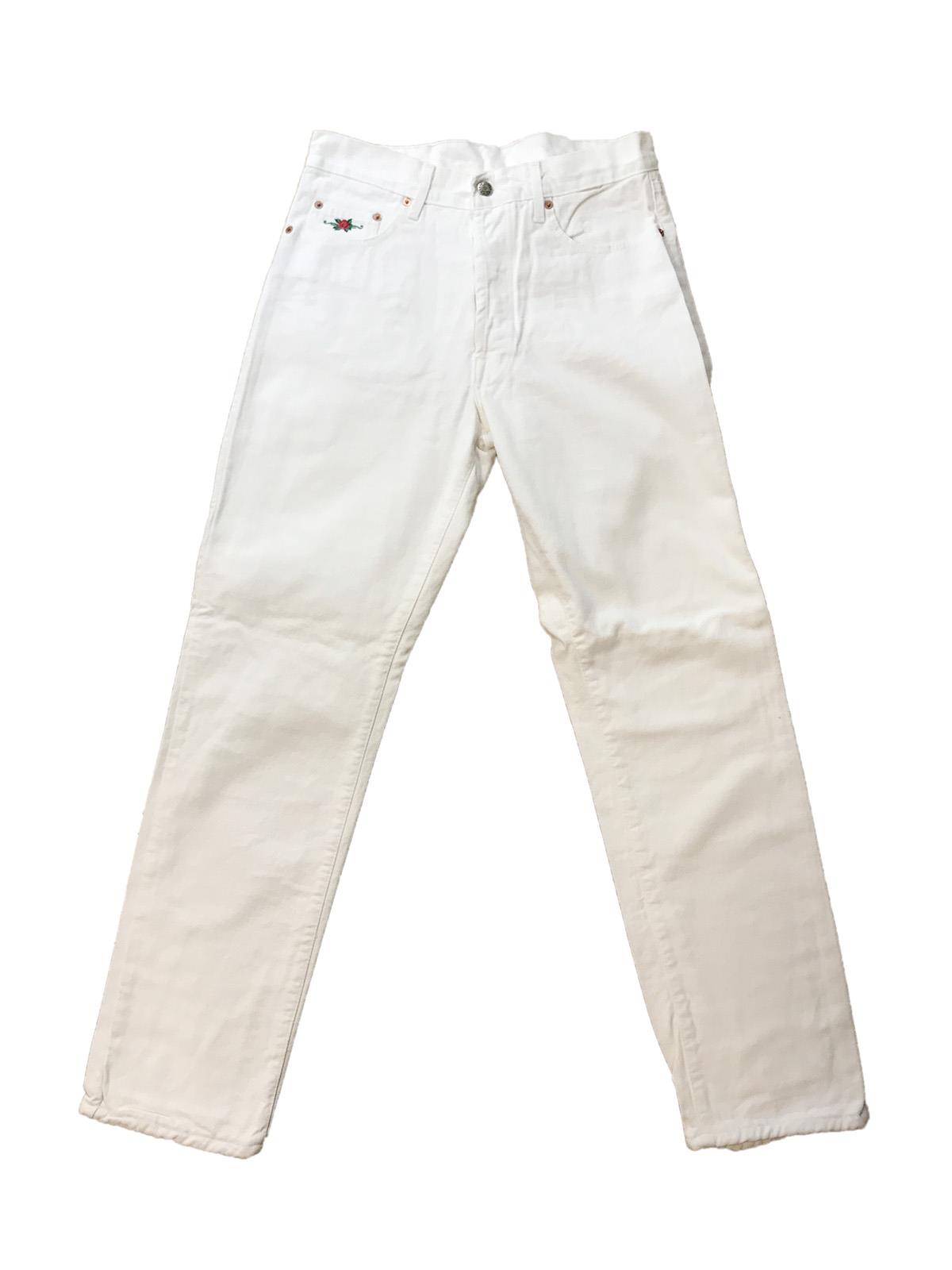 EL CHARRO Chicanos White Jeans felpato